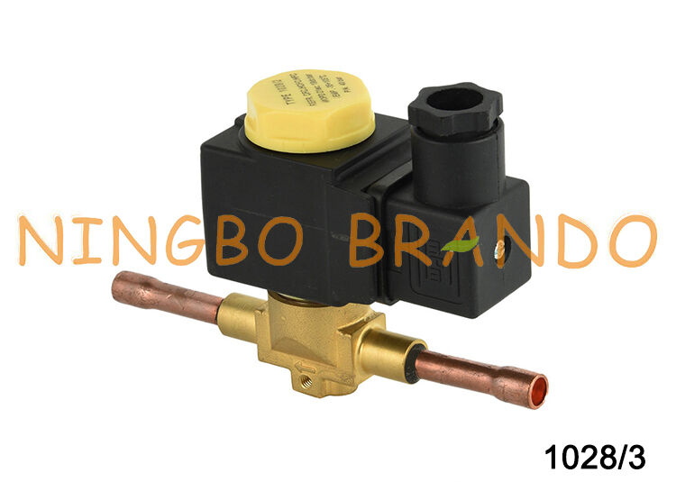Soğutma Solenoid Valfı Castel Tip 1028/3 Lehim 3/8'' 220V HM2