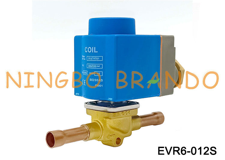 Danfoss Tip 032L1209 Solenoid Valf 1/2, ODF EVR6 24V 110V 220V