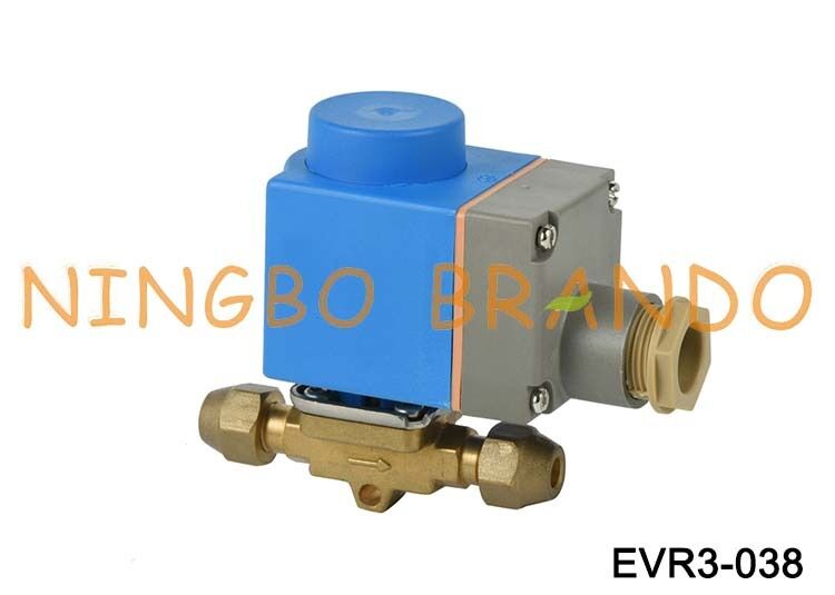 Solenoid valf Danfoss Tip EVR 3 NC Genişletilmiş 3/8'' SAE 032F8116