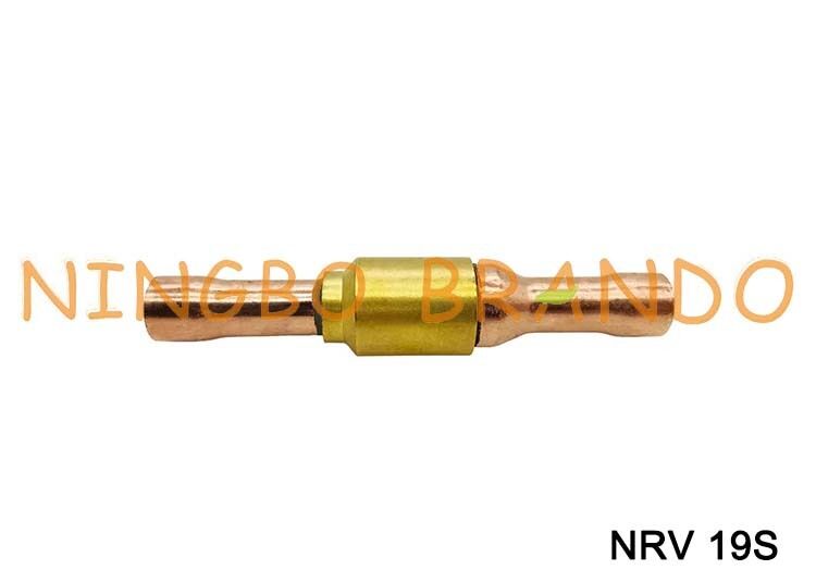 Klima için Danfoss Tip NRV soğutma çek valfleri 1/4'' 3/8'' 1/2'' 5/8'' 3/4'' 7/8''