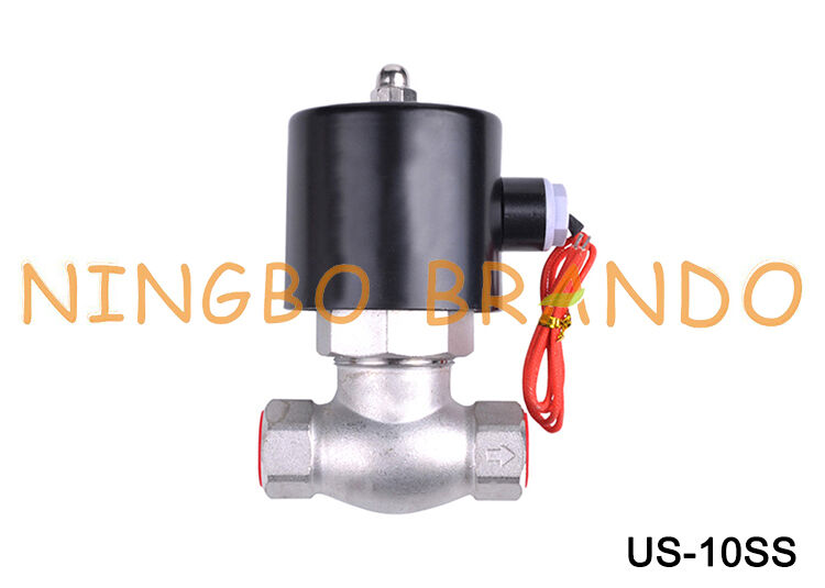 Buhar Solenoid Valfı US-10 2L-10 3/8'' Paslanmaz Çelik Solenoid Valf 24V 220V