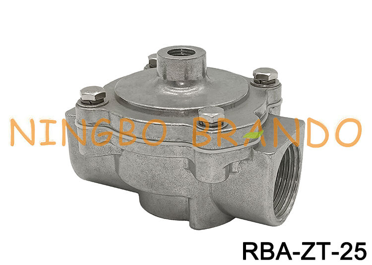 1 Inch Straight Through Pulse Jet Diaphragm Valve Remote Pilot Type