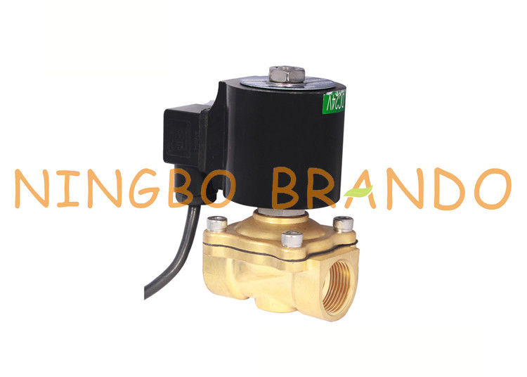 1/2 inç Sualtı Pirinç Solenoid Vana IP68 Müzikal Su Çeşmesi 24VDC 220VAC için