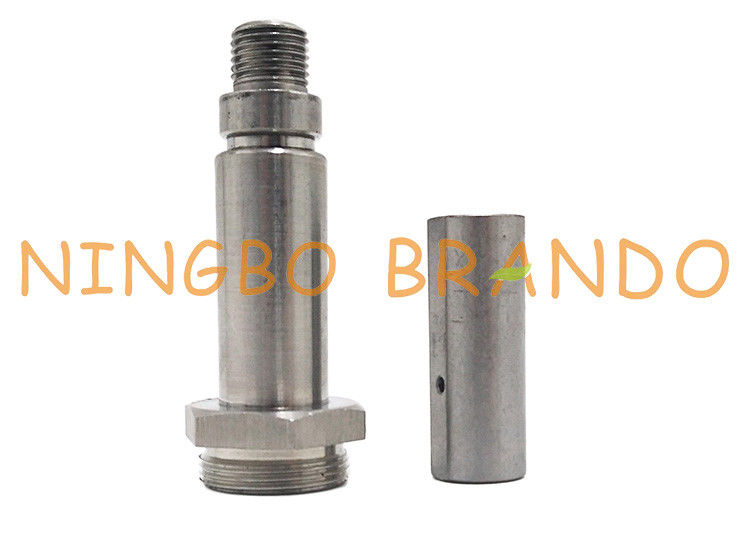 M22 İplik Yuvası 14.3mm OD Paslanmaz Çelik Kılavuz Boru 2/2 Yollu NC Solenoid Valf Bakım Kiti Solenoid Piston