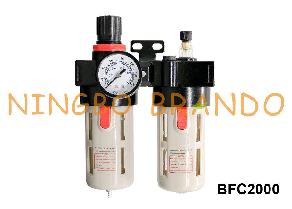 1/4 '' NPT BFC2000 Airtac Tipi Hava Aracı Filtresi Regülatörü ve Yağlayıcı