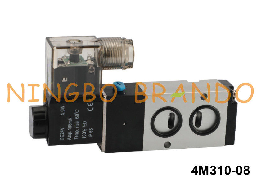 4M310-08 Airtac Tipi 5 Yollu 2 Pozisyon Namur Solenoid Valf
