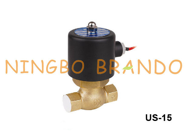 2L-15 US-15 Uni-D Tipi Pirinç Buhar Solenoid Valfı 1/2'' 24VDC 220VAC