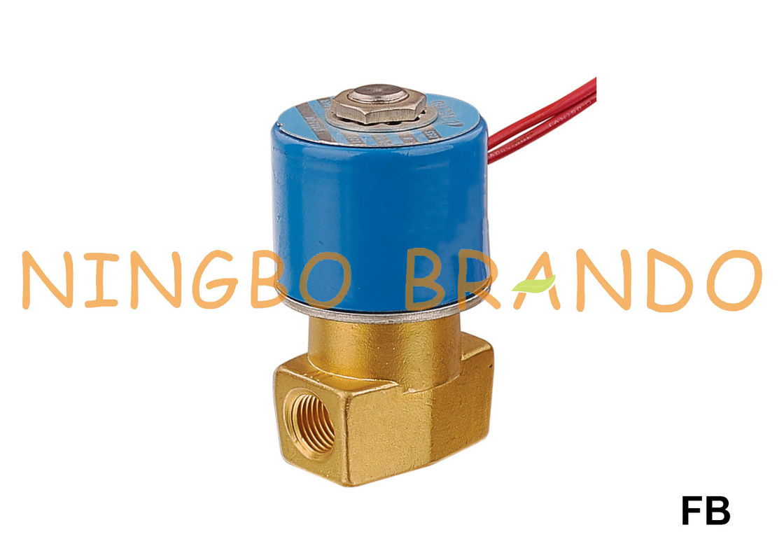 1/4'' 3/8'' KSD Tip 2/2 Yollu NC Pirinç Solenoid Valf FB2C FB2D FB2E FB3F