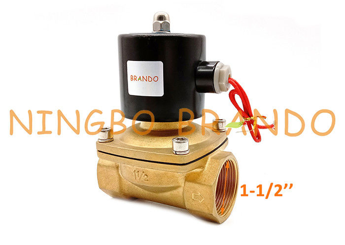UW-40 2W400-40 1-1 / 2'' 2/2 Yollu NC Yarı Diyaframlı Akış Kontrol Vanası