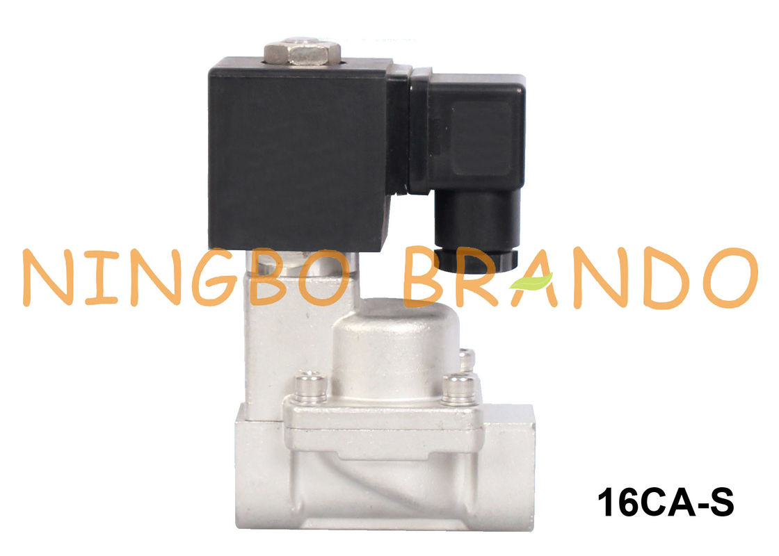 3/8'' 1/2'' 3/4'' 1'' Elektrikli Buhar Solenoid Valfı Normalde Kapalı 24V 220V