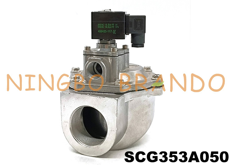 SCG353A050 2&quot; ASCO Tipi Pulse Jet Vana Dişli 353 Serisi Solenoid Diyafram