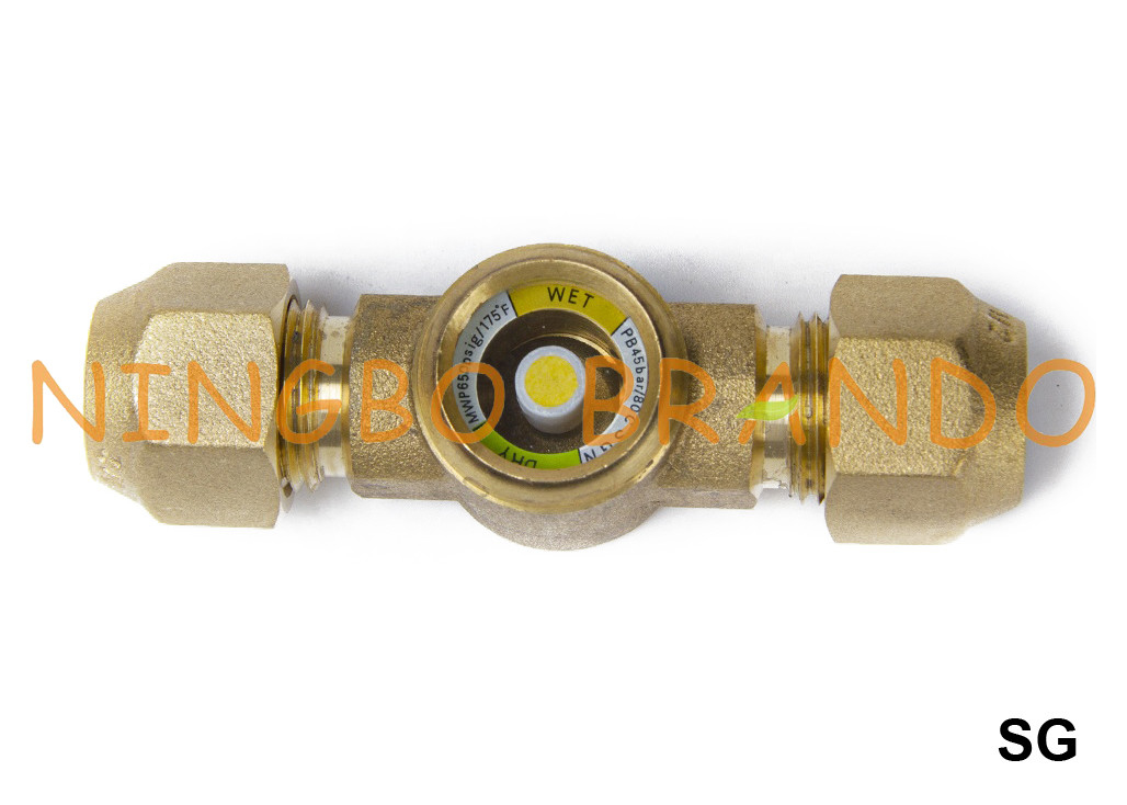SG Danfoss Tipi Soğutma Gözetleme Camı SGN SGI 1/4'' 3/8'' Flare ext x ext