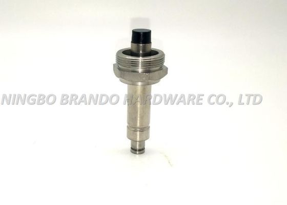 2 / 2 Way Solenoid Stem Thread Connection Seat Movable Core With Air Exhausted Vent
