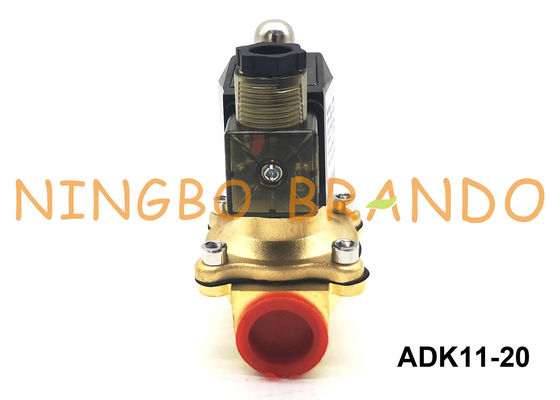 G3/4'' DN20 ADK11-20G / 20A / 20N CKD Type Pilot Kick 2 Way Brass Solenoid Valve DC24V AC220V