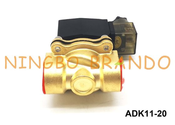 G3/4'' DN20 ADK11-20G / 20A / 20N CKD Type Pilot Kick 2 Way Brass Solenoid Valve DC24V AC220V