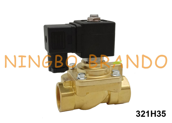 1/2'' 321H35 Parker Tipi Yüksek Basınçlı Pirinç Solenoid Valf 40 Bar 24V 220V
