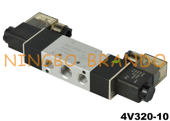 4V320-10 3/8'' Pnömatik Hava Kontrol Solenoid Valfı DC24V DC24V
