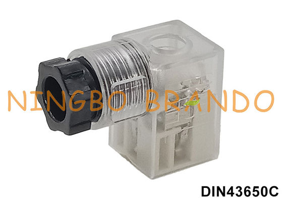 DIN 43650 Form C Solenoid Valf Bobin Konnektörü 9.4mm 2P+T 3P+T