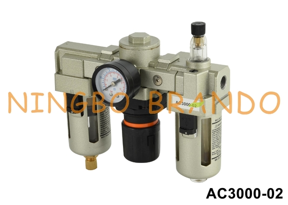 AC3000-02 1/4' SMC Tip Pnömatik Filtre Düzenleyicisi Yağlayıcı Hava Kaynağı Tedavisi