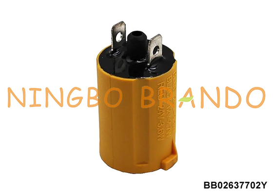 24V 2.7W DELAVAL Sütleme Pulsör Parçaları için Sarı Solenoid Bobini EP100 EP2090