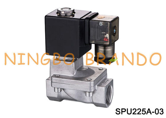 3/8'' SPU225A-03 Shako Tip 2/2 Yollu Solenoid Valf SPU225A Serisi