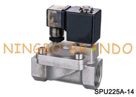 1 1/2 inç Paslanmaz Çelik Solenoid Valf Shako Tipi SPU225A-14