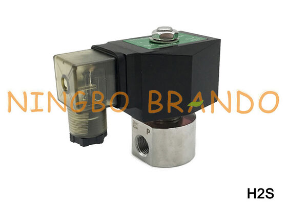 Yüksek Basınç Solenoid Valfı G 1/8'' İnç Paslanmaz Çelik 230V 220V 200 bar
