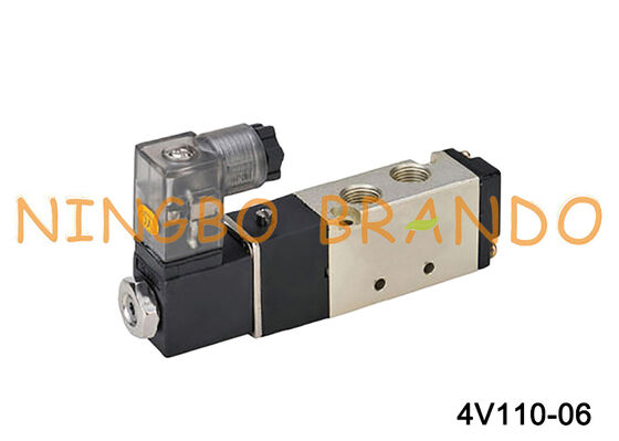 Airtac Tip 4V110-06 Tek Solenoid Pnömatik Hava Valfi 4V100 Serisi