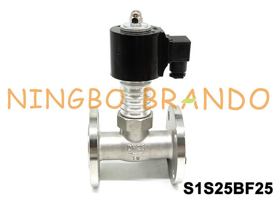 DN25 Flange High Temperature Steam Stainless Steel Solenoid Valve