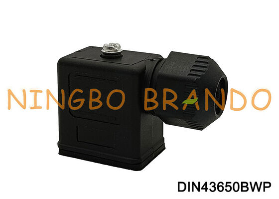 DIN43650B Su Geçirmez Solenoid Valf Bobini Konnektörü IP67 DIN 43650 Form B