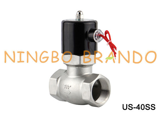 UniD Tip US-40 Solenoid Valf 1-1/2'' 2/2 Yollu Normalde Kapalı Paslanmaz Çelik