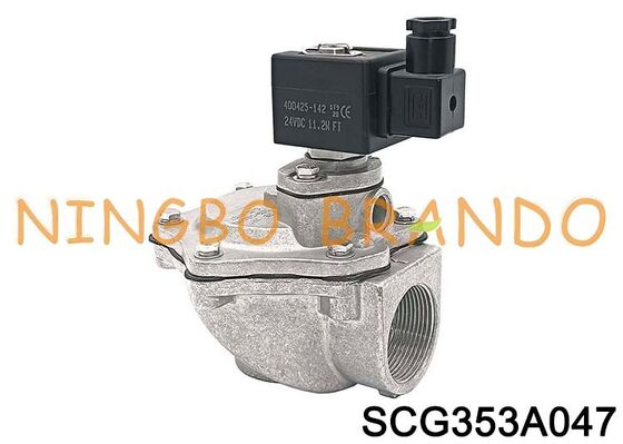 G1-1/2'' SCG353A047 Dik Açılı Diyaframlı Solenoid Valf DC24V AC220V