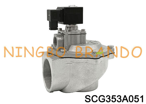 G2-1/2'' SCG353A051 Dik Açılı Diyaframlı Solenoid Valf DC24V AC220V