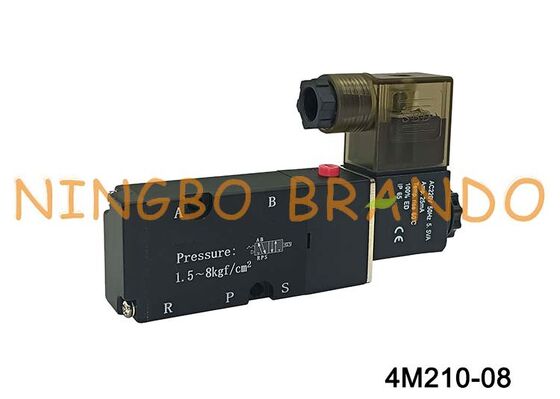AirTAC Tip 4M210-08 Solenoid Valf 5/2 Yollu Pnömatik Yön Valfı