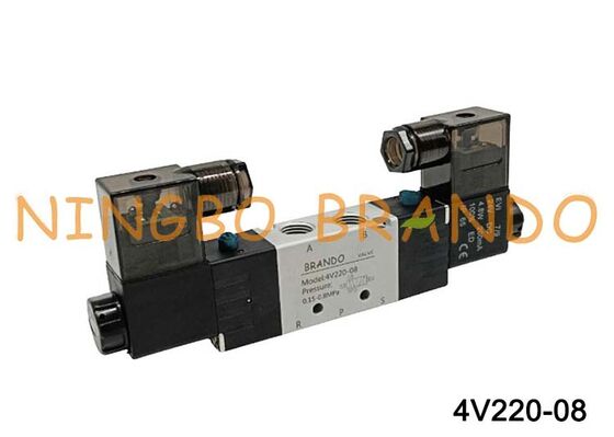 Airtac Tip 4V220-08 Pnömatik Solenoid Valf 5/2 Yollu