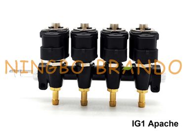 IG1 Apache OMB Tipi LPG / CNG Raylı Enjektörler HD 4 Silindir 3 Ohm DC12V
