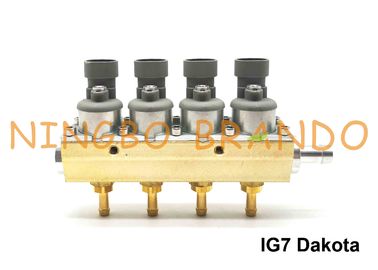 Ray Tipi IG7 Dakota Navajo Enjektör Raylı 2 Ohm LPG CNG Için 4 Silindir Alüminyum Gövde