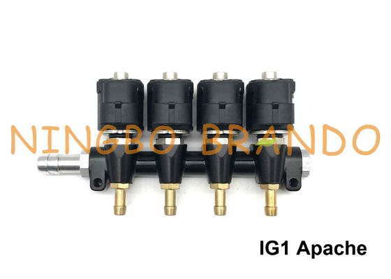 DC12V RAIL / OMB Tip 3 Ohm 4 Silindirli LP1 CNG Sıralı Sisteminde IG1 Apache Enjektör Rayı