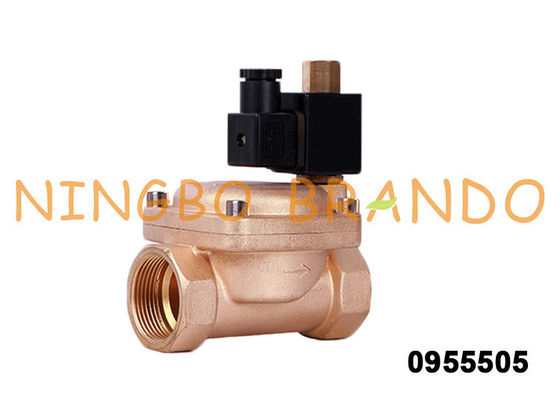 1 '' Normalde Açılmış 0955505 Pirinç Endüstriyel Su Kontrol Solenoid Valfı