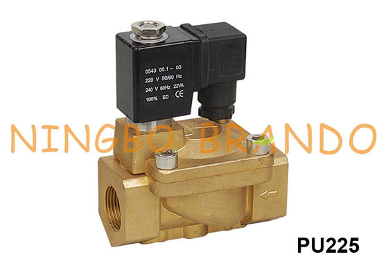 Shako Tip Pirinç Solenoid Valf 1 1/4 