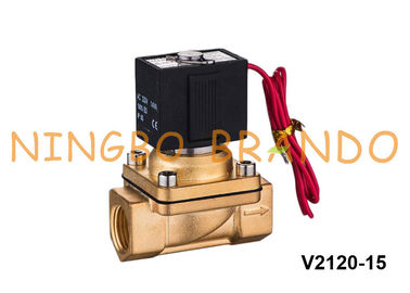 SMC Tip Pirinç Solenoid Valf, Su Gazı 3/8 `` VX2130-10 1/2 '' VX2130-15 220V AC 24V DC