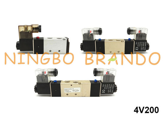Airtac Tip Solenoid Valf 4V210-08 4V220-08 4V230C-08 24VDC 220VAC
