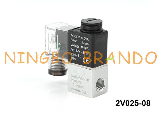 2V025-08 Airtac Tip Hava Solenoid Valf 1/4 '' 24VDC 12VDC