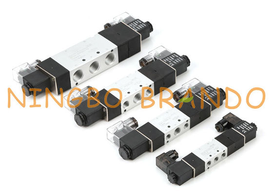 5/3 Yollu Pnömatik Çift Solenoid Valf 5 Yollu 3 Pozisyon