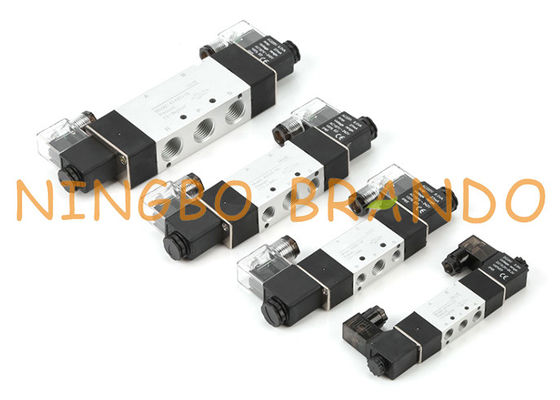 5/2 Yollu Pnömatik Çift Solenoid Valf 5 Yollu 2 Pozisyon