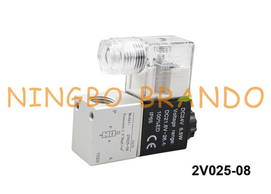 2V025-08 Airtac Tip Pnömatik Solenoid Valf 1/4 '' BSP 220V AC