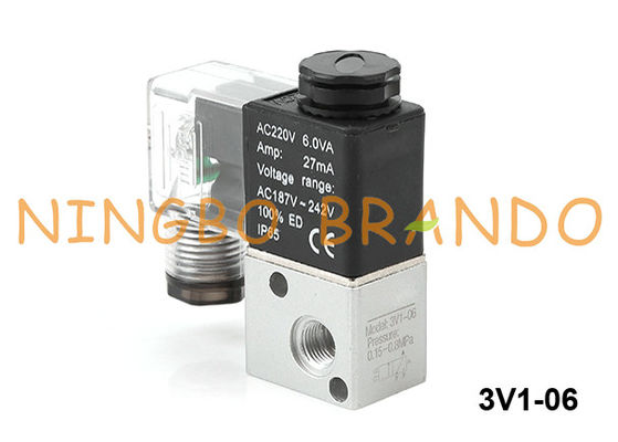 3V1 Airtac Tipi Pnömatik Solenoid Valf 3V1-M5 3V1-06 3V1-08