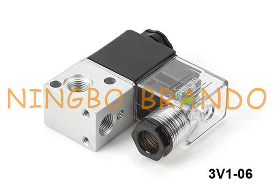 3V1-06-DC24V Airtac Tipi Pnömatik Solenoid Valf 3 Yollu 24V DC