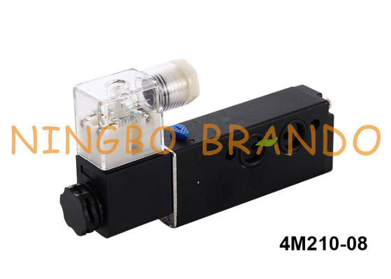 4M210-08 Airtac Tip 5/2 Namur Solenoid Valf G1 / 4 '' 24VDC 220VAC