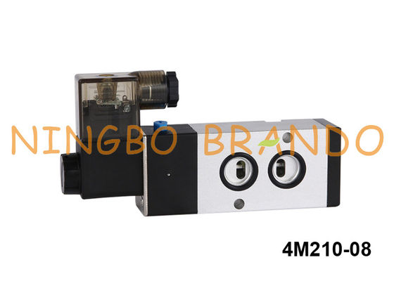 5/2 G1 / 4 '' Namur Solenoid Valf 4M210-08 Airtac Tipi 24V DC 220V AC